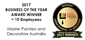 Master Painters Association 2017 award