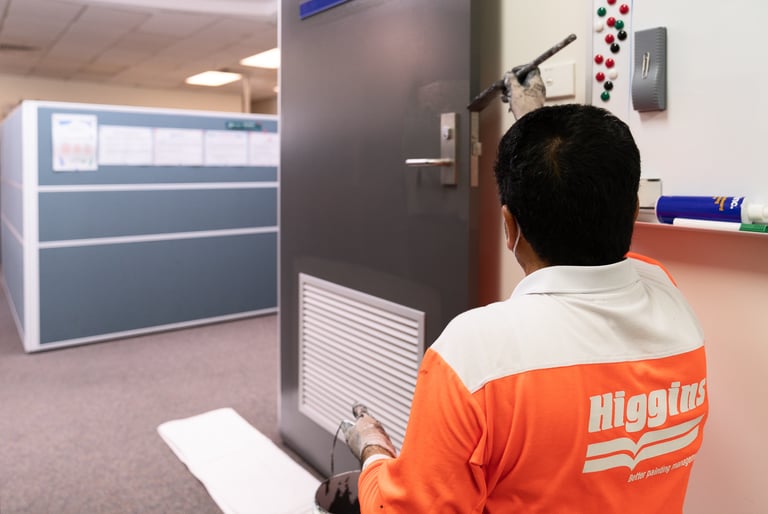 Hospital painting Higgins Coatings