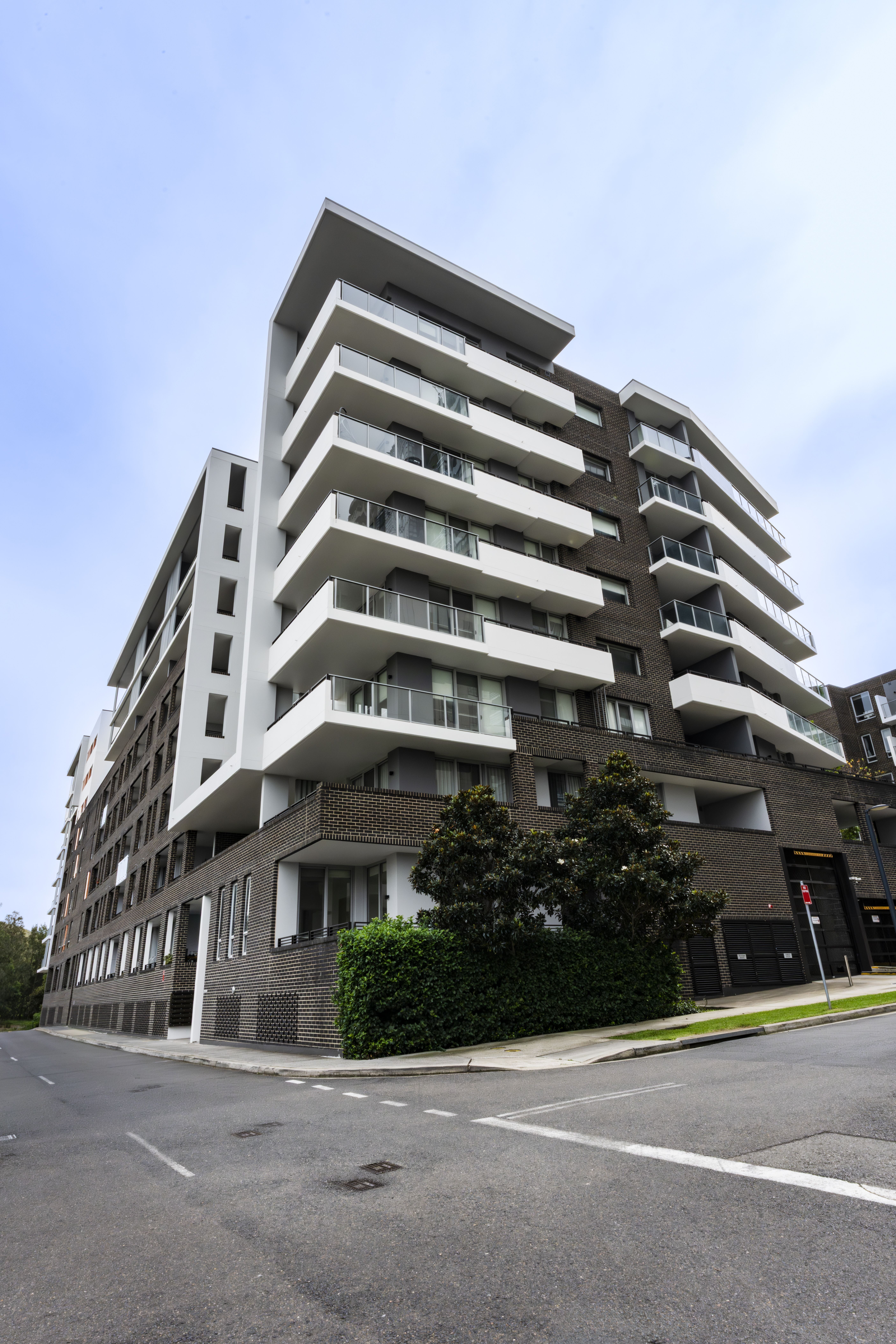 Aerial view of Atlas strata complex in Sydney following external repaint and remedial works by Higgins Coatings